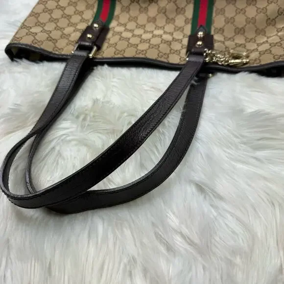 💎✨BEAUTIFUL✨💎 Gucci GG Shoulder Handbag Leather Pink - Picture 11 of 14